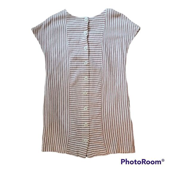 Madewell Linen Blend Mini Dress. Size S. - Picture 2 of 7